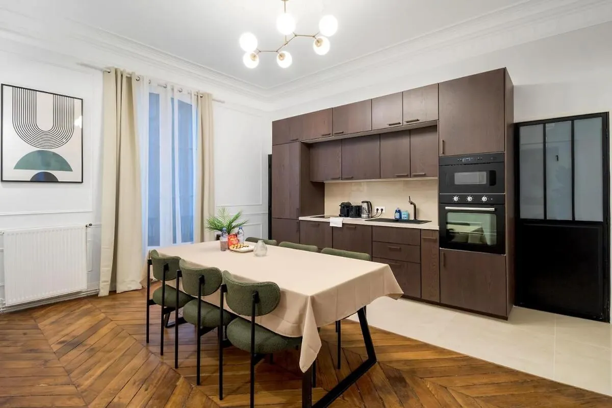 Apartment 8Pers#4Bedrooms#4Bathrooms#Lafayette 巴黎